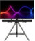 AVF Hoxton TV Floor Stand - With Soundbar Mount Included - Free-standing Tripod TV Unit, Solid Gray Wood Legs, Black Glass Shelf, For TVs 32 to 70