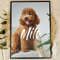 Elbeffekt Pudel Geschenke Holzbild - Foto Geschenk - personalisierbar zum Hinstellen/Aufhängen opt. beleuchtet Pudel Deko, Mein Pudel Kuscheltier Poster, Hundespiekzeug - personalisierte Geschenke