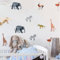 Safari Wall Stickers Boho Safari Nursery Accessories Animal Wall Stickers Jungle Safari Animals Wall Decals Baby Nursery Wall Decor (Safari Animals)