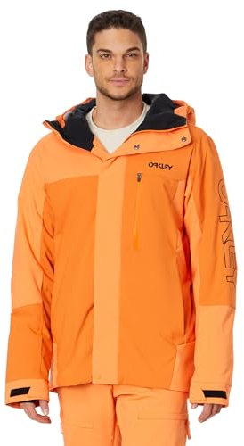 Oakley Thermonuclear Protection Throwback Thursday Isolierte Jacke für Herren, Doppelt orange, L
