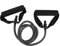 equlup Fascia di Resistenza, Fascia Elastica di Resistenza in Gomma, Schiuma di Lattice, Corda da Allenamento, Tubo Elastico, Allenamento, Accessori per Esercizi di Fitness per Palestra di Yoga(Nero)