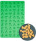 Weihnachten Silikon Schokolade Form,1PC-60 Hohlraum Xmas Element Backform Cookies Form Süßigkeiten Backtablett für Kuchen Dekorationen Antihaft Formen für Backwaren