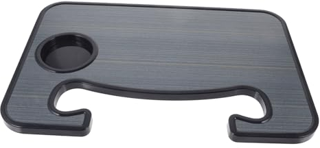 Mikikit Table De Siège Arrière De Plateau Repas pour Véhicule Bureau Dordinateur Portable De Voiture Plateau Porte gobelet De Voiture Tableau du Volant Bureau De 5c Auto Un Camion Abdos