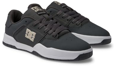 Dc Shoes Herren Central Sneaker, Grey/White/Grey-Combo, 39 EU