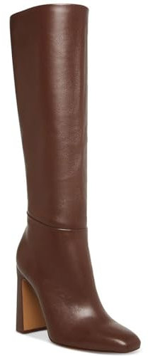 Steve Madden Stivali Ally da donna alti al ginocchio, Cuoio marrone, 41 EU