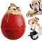 MoguGo Futterball für Hunde, Hundespielzeug, snackball Hund aus Gummi Ungiftig Bissfest, Interaktive Futterball Hund Verbessert die Verdauung (Rot)