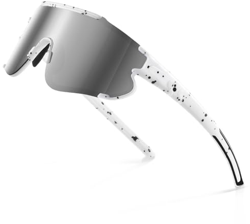 suoso Fahrradbrille-Herren-Damen-Sportbrille-Schnelle Brille-Rave Brille-Polarisierte-Sonnenbrille-Rennrad Brille-UV400 Schutz-Sunglasses-Men-Women-Ski Brille-Mtb Brille-für Fahrrad-Skifahren,8