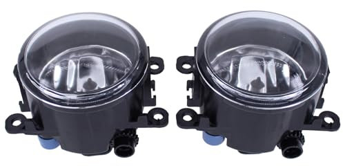 HouYeen Nebelscheinwerfer links und rechts mit Leuchtmittel Montage für For-d Fiesta MK5 MK6 C-max MK2 Transit MK6 MK7 Focus MK3 Tourneo Ni-ssan Navara Note Por-sche Cayenne Macan Da-cia Duster Logan