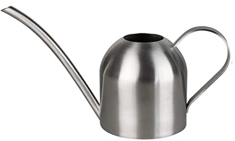 GTOULHH Regadera para Interior y Exterior Regadera Olla De Acero Inoxidable Caño Largo Interior Hogar Planta Maceta Botella Dispositivo De Riego for Bonsái Carnoso Regadera de riego(Blue,Silver)