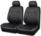 Auto Sitzbezüge, für VW Tiguan 2. Gen/Tiguan Allspace 2016 2017 2018 2019 2020 2021-2023 2024 2 Sitzbezug Auto Vordersitze,Schonbezug Autositz, Atmungsaktiv Verschleißfest Bequem,A Black