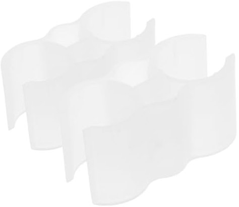 Amosfun 2pcs Broom Dustpan Holder Wall Mount Organizer Broom Clip for Cleaning Easy Install