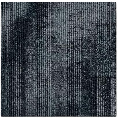FLOORDIREKT- Teppichfliesen- selbstliegend- |- 1 Stück- |- Fliesen- Teppiche- je- 50x50- cm- robuster- Teppichboden- Bodenfliesen-rutschhemmendem (ANDORRA- ANTHRAZIT, 1 Stück- a- 50x50)