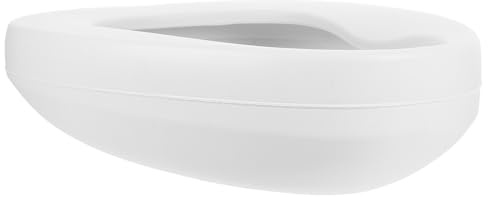 Alipis Padella Sanitaria Portatile per Donne Anziane e Pazienti Allettati, Capacità 2800 Ml, Design Ergonomico in Plastica Bianco, Tecnologia Avanzata Antiperdite per Casa e Ospedale