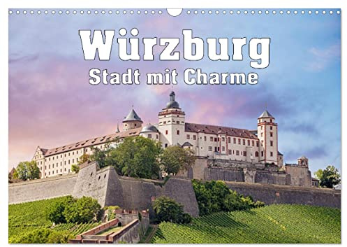 Würzburg - Stadt mit Charme (Wandkalender 2026 DIN A3 quer), CALVENDO Monatskalender: Würzburg, unterfränkische Stadt geprägt von Weinstuben und historischen Bauten (CALVENDO Orte)