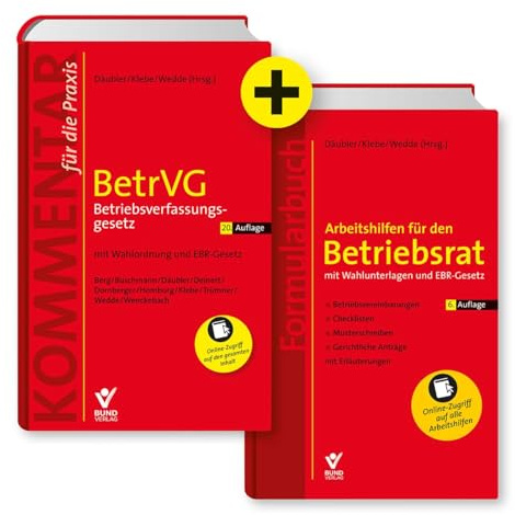 Kombi-Paket BetrVG (20. Auflage) + Arbeitshilfen (6. Auflage): BetrVG – Betriebsverfassungsgesetz + Arbeitshilfen für den Betriebsrat (Kommentar für die Praxis)