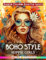Boho Fashion Coloring Book for Adults: Cute Hippie Girls, Dresses, Aesthetic Illustrations, Flowers, Outfits Design, and Relaxation for Women