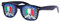 Alsino WM Lochbrille Pinehole Fanbrille Fussball Brille Länderbrille Gitterbrille Rasterbrille, wählen:V-1153 Italien