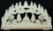 Rudolphs Schatzkiste Schwibbogen mit Seiffener Dorf Kirche und Beleuchtung BxHxT 50x27x7cm NEU Lichterbogen Fensterbogen Spitzbogen Erzgebirge Seiffen Weihnachten Licht Holz Dekoration Beleuchtung