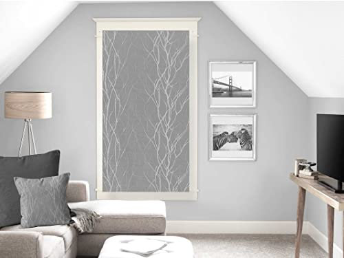 Soleil d'ocre Liane Gebrochen Vize, Segel, Polyester, Grau, 60 x 160 cm