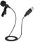 Lavalier-Mikrofon, USB-Lavalier-Ansteckmikrofon Typ C, omnidirektionales Clip-On-Mikrofon für Android-USB-Type-C-Schnittstellengeräte