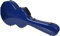 Crossrock Fiberglas Hartschale mit Rucksack Navy Blue 335 Style Gitarrenkoffer (CRF1020SANVBL)