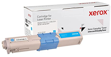 Xerox Everyday Tonerkartusche, hohe Kapazität, kompatibel mit Oki 44469724, 5000 Seiten, Cyan, (006R04273)