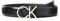 Calvin Klein Damen Gürtel Re-Lock Logo Belt 3,0 cm Ledergürtel, Schwarz (Ck Black), 125