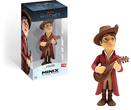MINIX Bandai The Witcher Jaskier Model | Collectable Jaskier The Witcher Figure | Bandai The Witcher Toys Range | Collect Your Favourite Witcher Figures | The Witcher Merchandise