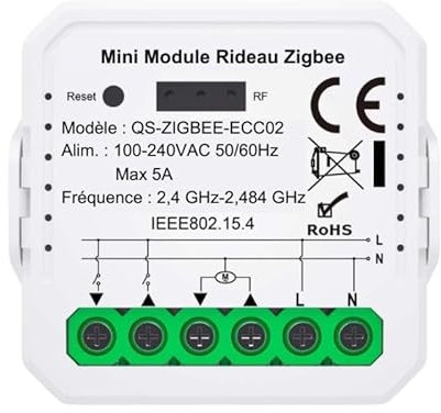 Module Interrupteur pour Volet Roulant - Unité/Zigbee