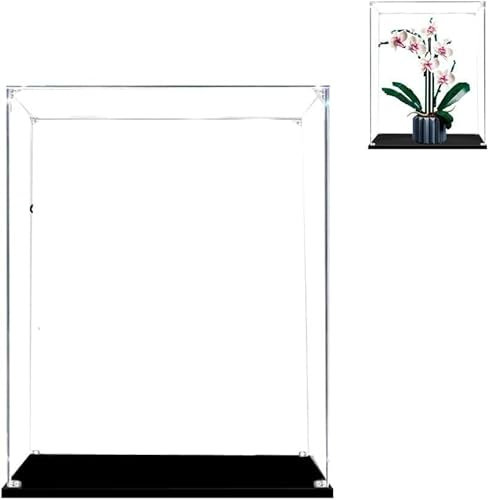 Vitrine en Acrylique pour Lego 10311 Bâtiment Décor de Plantes d'Orchidées, Vitrine Transparente Antipoussière (Ensemble Lego Non Inclus)(2MM)