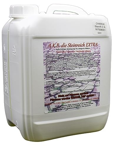 A.K.B. Steinreich Extra Konzentrat, 2,5L,mit Sofortwirkung,Steinreiniger außen extrem bis 1000m²
