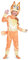 Disguise Official Bluey Bingo Costume with Jumpsuit and Heapiece Classic Baby Size (12-18 Months)