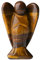 FAINCA Schutzengel Statue, Engel Heilsteine Amulett, Kleiner Schutzengel Kristall Statue, Schutzengel Figur, Bergkristall Engel Figuren Deko, für Kristall Statue Geschenke (Tigerauge Stein)