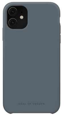 IDEAL OF SWEDEN Griffige Silikon-Handyhülle mit Einer glatten Haptik und leichtem Gefühl - Schützende stoßfeste Hülle in trendigen Farbdesigns, Kompatibel mit iPhone 11/XR (Midnight Blue)