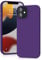 YATWIN Silicone Case for iPhone 12/12 Pro, Soft-Touch, Shockproof, DustProof, Antiskid Full Body Armour Phone Cover for Apple iPhone 12/12 Pro - Purple
