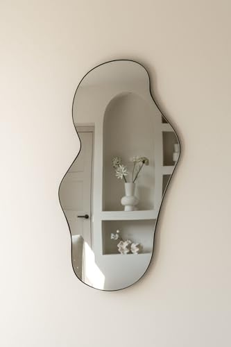 Indore Home – Spiegel Troas – organische Form – asymmetrisch – Wandspiegel – 110 cm