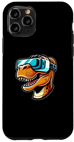 Hülle für iPhone 11 Pro Dino Trex VR-Gaming-Design für virtuelle Realität