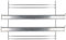 ensipart Auszugsschiene links in Backofen kompatibel mit gorenje 564528 2-fach Auszug mit linkem Haltegitter für Zubehör