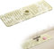 Improved Tap Mat for Kitchen Sink, Splash Guard, Silicone Dish Drying Mat, Washing Up Liquid, Sponge Holder, Shelf for Kitchen and Bathroom Sink (Cream, 1 Piece)