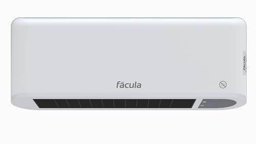 facula - Split Cerámico Programable Halcón | 2000w | Ventilación+Calefacción | Prog Diaria/sem | Mando