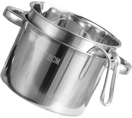 ABOOFAN Double Boiler Pot Set Melting Pot Stainless Steel for Cooking Butter Oil Milk Easy Clean