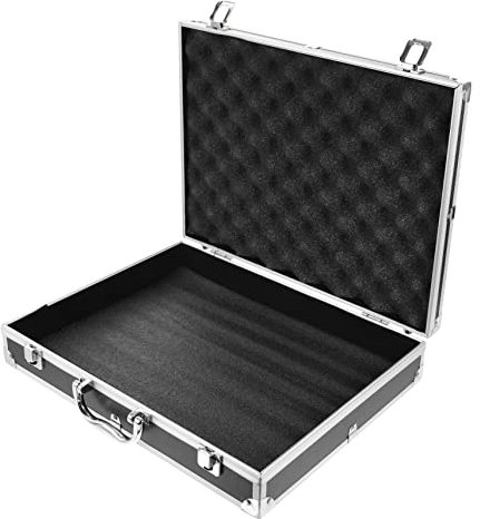 DOITOOL Aluminiumlegierungsbox Tragbar Reisezubehörbox Aufbewahrungsbox Für Tabletten Schrauben Klemmen Zubehör Mit Griff Für Reisen Zuhause Büro Werkstatt