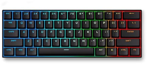 MCHOSE ACE60 Pro 60% Englisch, kabelgebunden 8000Hz, kompatibel mit 0,02mm Schnellauslöser, TTC Uranus SE Magnetschalter, 61 Tasten, Hot Swap, Snap-Tap, 8K