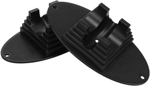 OSOLADY 2 StüCke Scooter Stand RollerstäNder Wheel Pads Aus Kunststoff 22X11X5.5Cm Stabiler Halt FüR Scooter Und KinderfahrräDer ParkzubehöR