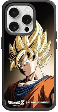 RhinoShield SolidX Hülle für MagSafe für iPhone 15 Pro | Z Dragon Ball Z Starker Magnet, Fallschutz nach Militärstandard, verstärkte Stoßdämpfung, verbesserter Eckenschutz, schlank