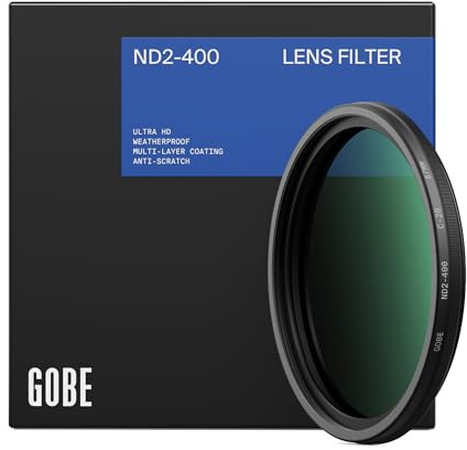 Gobe 39 mm Variabler Graufilter ND2-400 (1-8.6 Stop) ND Filter (Pro)