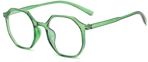 Xrbin Modische Oversize-Brille für Männer und Frauen mit Kurzsichtigkeit, leichte Brille für Nah- und Fernsicht