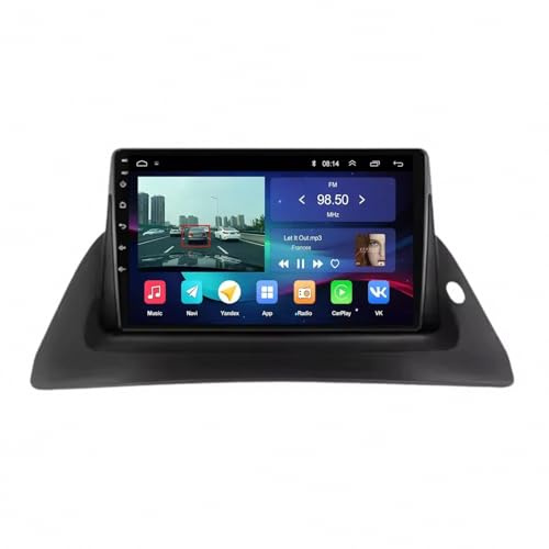 2 DIN Pantalla Radio para Peugeot 407 CC SW 407 CC 2004-2011 9 Inches Android 15 Radio Android FM Am Bluetooth USB para, 4 Core 2G+32G