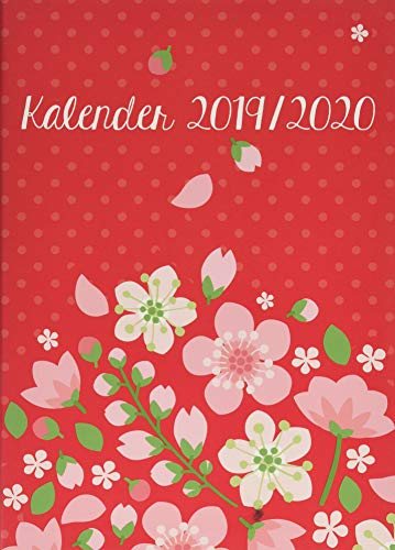Floral 17-Monats-Kalenderbuch A5: Von August 2019 bis Dezember 2020. Taschenkalender 2020. 17-Monate Wochenkalendarium. gebunden. Format 15,5 x 21,5 cm: 17 Monate. Von August 2019 bis Dezember 2020