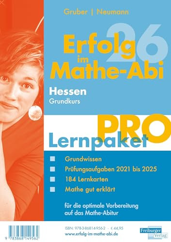 Erfolg im Mathe-Abi 2026 Hessen Lernpaket 'Pro' Grundkurs